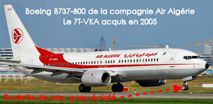 Air Algérie Boeing B737-800 7T-VKA